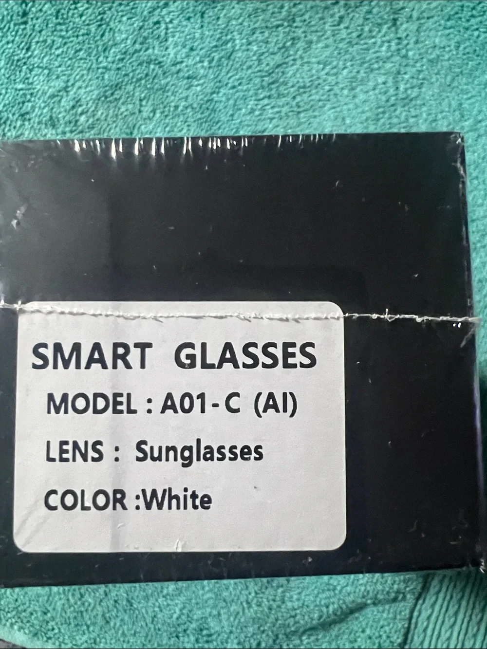 AI Glasses — Black Smart Wearable